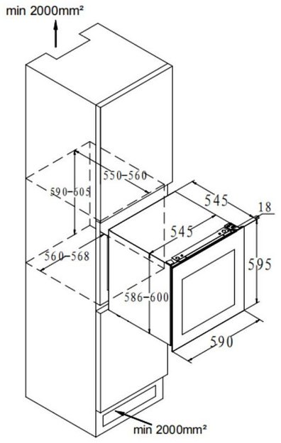 Встраиваемый винный шкаф Korting KFW 604 DB GN (фото 5) Встраиваемый винный шкаф Korting KFW 604 DB GN (preview 5)