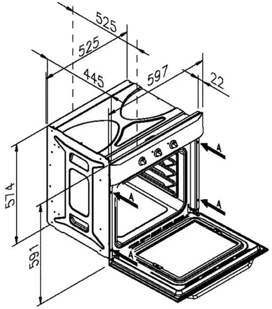 Духовой шкаф Zigmund Shtain EN 112.511 D (фото 2) Духовой шкаф Zigmund Shtain EN 112.511 D (preview 2)