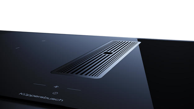 Индукционная варочная поверхность с вытяжкой Kuppersbusch KMI 9850.1 SR-E Gold (preview 5)