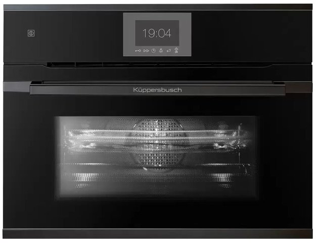 Компактный духовой шкаф с микроволнами  Kuppersbusch CBM 6550.0 S2 Black Chrome (фото 1) Компактный духовой шкаф с микроволнами  Kuppersbusch CBM 6550.0 S2 Black Chrome (preview 1)