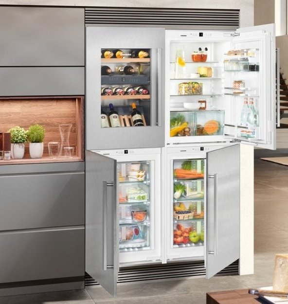 Встраиваемый холодильник Side-by-Side Liebherr SBSWdf 64I5 BioFresh NoFrost (фото 2) Встраиваемый холодильник Side-by-Side Liebherr SBSWdf 64I5 BioFresh NoFrost (preview 2)