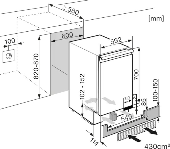 Встраиваемый винный шкаф Miele KWT 6321 UG OBSW (фото 5) Встраиваемый винный шкаф Miele KWT 6321 UG OBSW (preview 5)