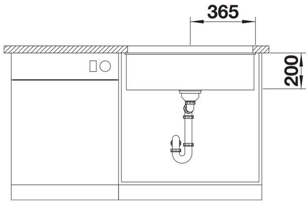 Мойка BLANCO ETAGON 700-U Silgranit серый беж (preview 6)