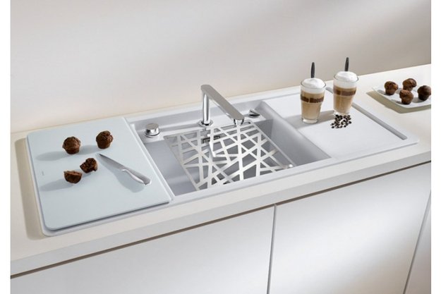 Мойка Blanco ALAROS 6S (с белой доской) SILGRANIT клапан-автомат InFino® кофе (фото 2) Мойка Blanco ALAROS 6S (с белой доской) SILGRANIT клапан-автомат InFino® кофе (preview 2)