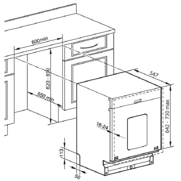Посудомоечная машина De Dietrich DVH 940 JE 1 (фото 5) Посудомоечная машина De Dietrich DVH 940 JE 1 (preview 5)