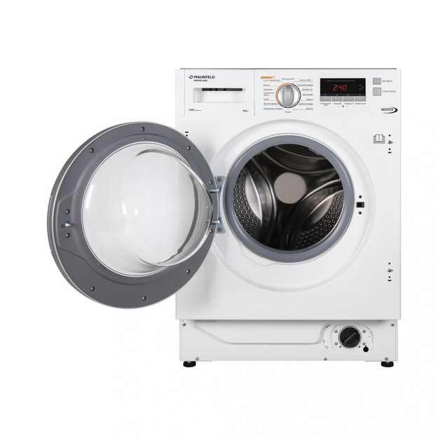 Встраиваемая стиральная машина с сушкой и инвертором MAUNFELD MBWM1486S (preview 2)