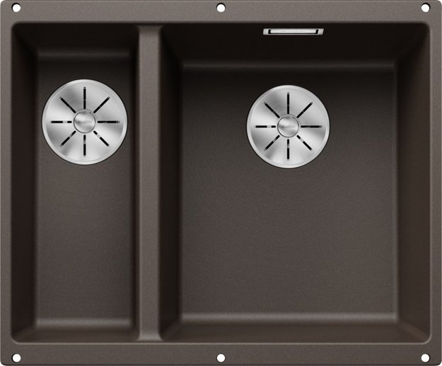 Мойка BLANCO SUBLINE 340/160-U Silgranit кофе, чаша справа (preview 1)