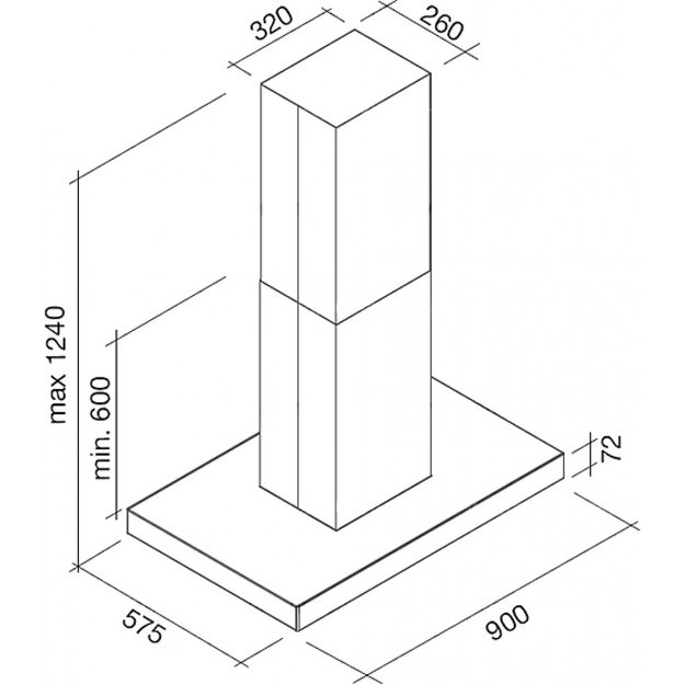 Вытяжка Falmec Blade isola 90 ix (800) stec black (фото 4) Вытяжка Falmec Blade isola 90 ix (800) stec black (preview 4)