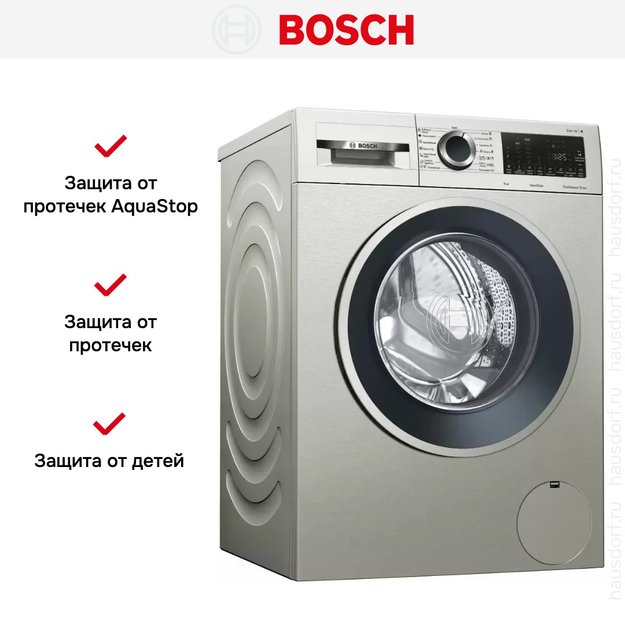 Стиральная машина с фронтальной загрузкой BOSCH WGA242XVOE (фото 11) Стиральная машина с фронтальной загрузкой BOSCH WGA242XVOE (preview 11)