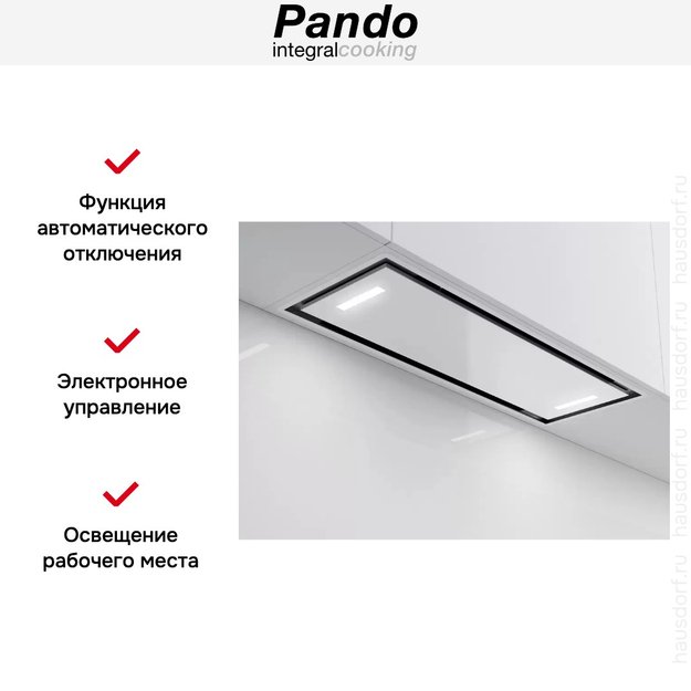 Встраиваемая вытяжка Pando NCR/78 IX-CR.BLANCO V.850 SEC (фото 5) Встраиваемая вытяжка Pando NCR/78 IX-CR.BLANCO V.850 SEC (preview 5)