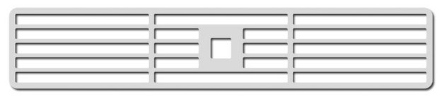 Декоративная решётка для варочных панелей Kuppersbusch DK 8593 (preview 1)