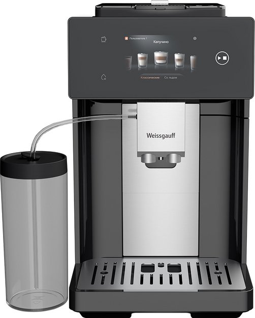 Кофемашина Weissgauff WCM-340 TFT Automatic Touch Cappuccino Nero (preview 3)