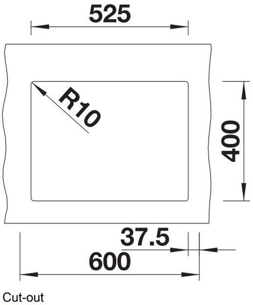 Мойка BLANCO SUBLINE 340/160-U Silgranit белый, чаша слева (фото 3) Мойка BLANCO SUBLINE 340/160-U Silgranit белый, чаша слева (preview 3)