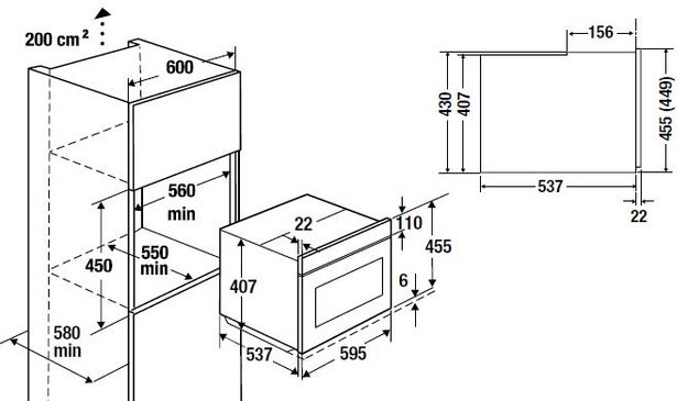 Встраиваемая микроволновая печь Kuppersbusch CM 6330.0 S5 Black Velvet (фото 2) Встраиваемая микроволновая печь Kuppersbusch CM 6330.0 S5 Black Velvet (preview 2)