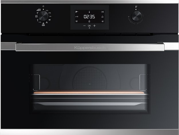 Компактный духовой шкаф Kuppersbusch CBP 6332.0 S3 Silver Chrome (фото 1) Компактный духовой шкаф Kuppersbusch CBP 6332.0 S3 Silver Chrome (preview 1)