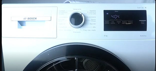 Сушильная машина Bosch WTW894A8SN (video 1)