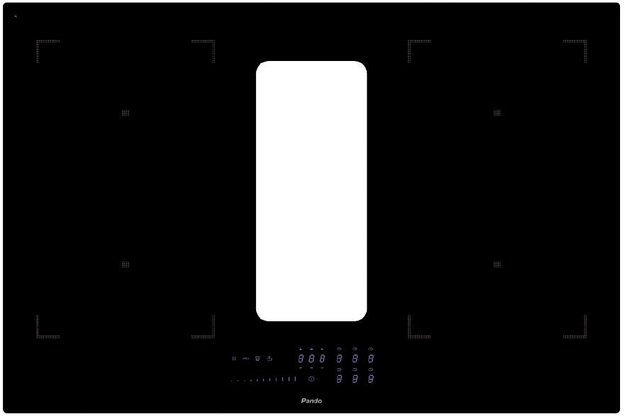 Варочная панель с вытяжкой Pando E-390/78 V.1130 ECO PLUS + KIT FCLR-AE (фото 2) Варочная панель с вытяжкой Pando E-390/78 V.1130 ECO PLUS + KIT FCLR-AE (preview 2)