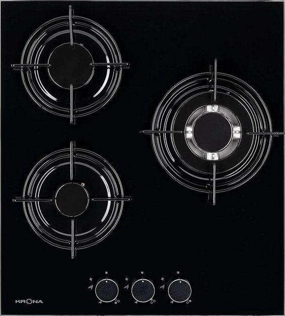 Газовая варочная панель KRONA FELICE 45 BL (preview 1)