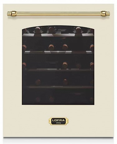 Встраиваемый винный шкаф Lofra ZBRBI36T BRASS две зоны (preview 1)