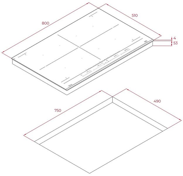 Индукционная варочная панель Teka IZF 88700 MST BLACK (preview 9)