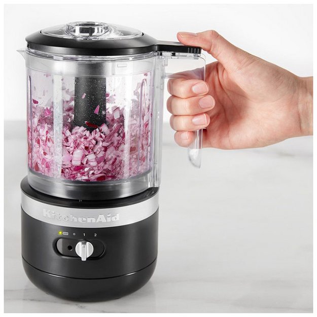 Кухонный мини-комбайн KitchenAid 5KFCB519EBM матовый черный (preview 5)