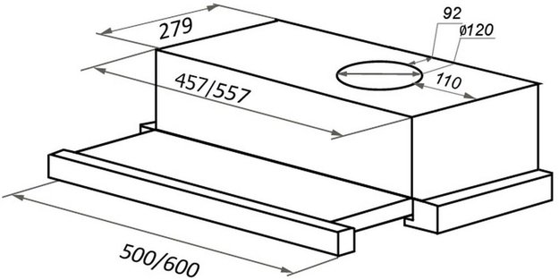 Встраиваемая кухонная вытяжка MAUNFELD VS Light Glass 60 белое стекло (фото 7) Встраиваемая кухонная вытяжка MAUNFELD VS Light Glass 60 белое стекло (preview 7)