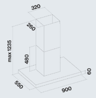 Вытяжка Falmec PLANE ISOLA WHITE 90 PLUS (preview 3)