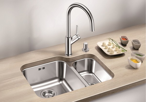 Мойка Blanco SUPRA 340/180-U клапан-автомат, чаша слева полированная нержавеющая сталь (фото 2) Мойка Blanco SUPRA 340/180-U клапан-автомат, чаша слева полированная нержавеющая сталь (preview 2)