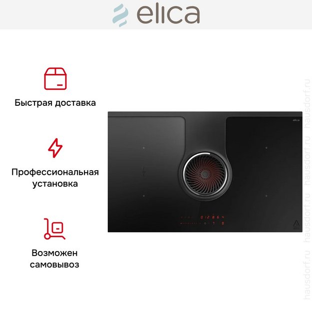 Варочная панель с вытяжкой Elica NIKOLATESLA ONE EVO BL/A/83 (preview 4)