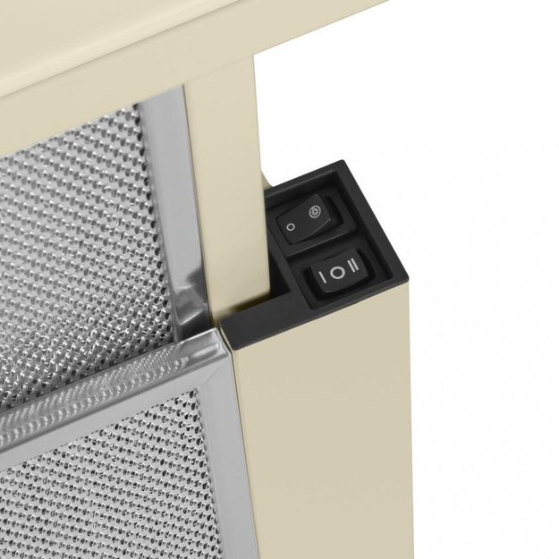 Встраиваемая кухонная вытяжка MAUNFELD VS Fast Glass 60 бежевый (фото 6) Встраиваемая кухонная вытяжка MAUNFELD VS Fast Glass 60 бежевый (preview 6)