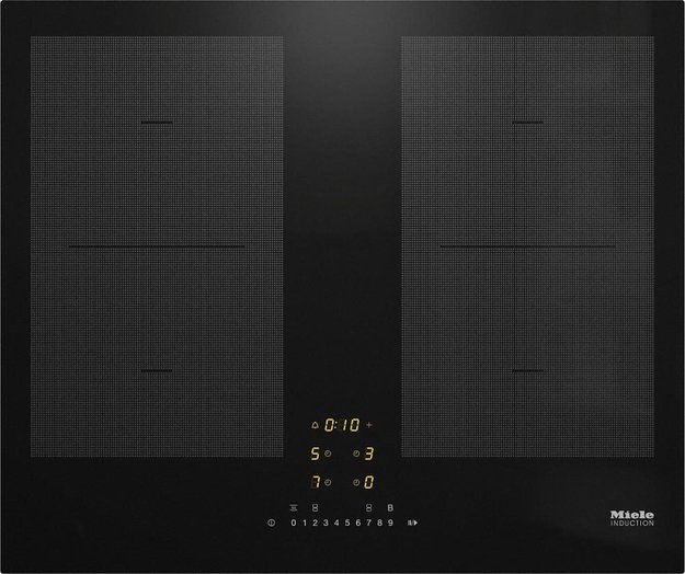 Индукционная панель конфорок с сенсорным управлением Miele KM7465 FL (фото 1) Индукционная панель конфорок с сенсорным управлением Miele KM7465 FL (preview 1)