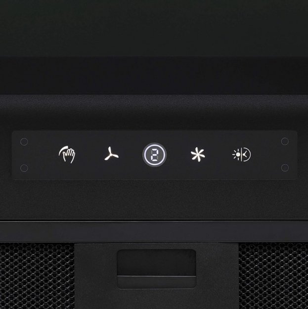 Встраиваемая вытяжка KRONA Изида 600 черное закаленное стекло (Isida 600 black SGC) (preview 8)