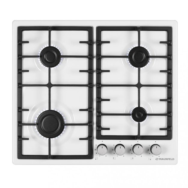 Газовая варочная панель MAUNFELD EGHE.64.3CW\G (фото 1) Газовая варочная панель MAUNFELD EGHE.64.3CW\G (preview 1)