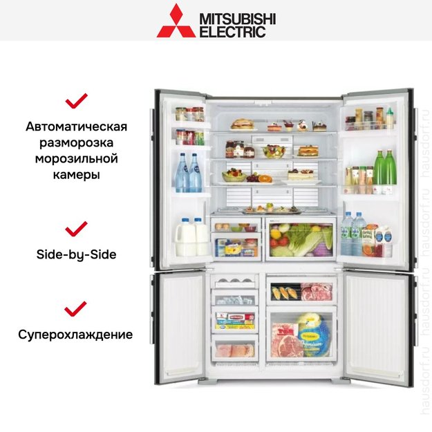 Холодильник Mitsubishi Electric MR-LR78G-PWH-R (фото 4) Холодильник Mitsubishi Electric MR-LR78G-PWH-R (preview 4)