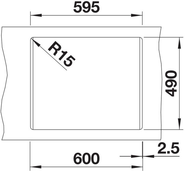 Мойка BLANCO NAYA 6 Silgranit серый беж (preview 6)