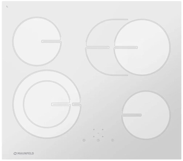 Варочная панель Maunfeld MVCE59.4HL.1SM1DZT-WH (фото 1) Варочная панель Maunfeld MVCE59.4HL.1SM1DZT-WH (preview 1)