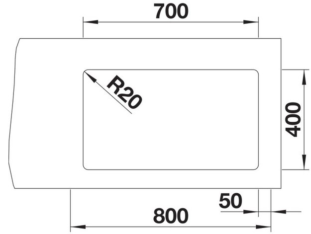 Мойка BLANCO ETAGON 700-U нержавеющая сталь (preview 4)