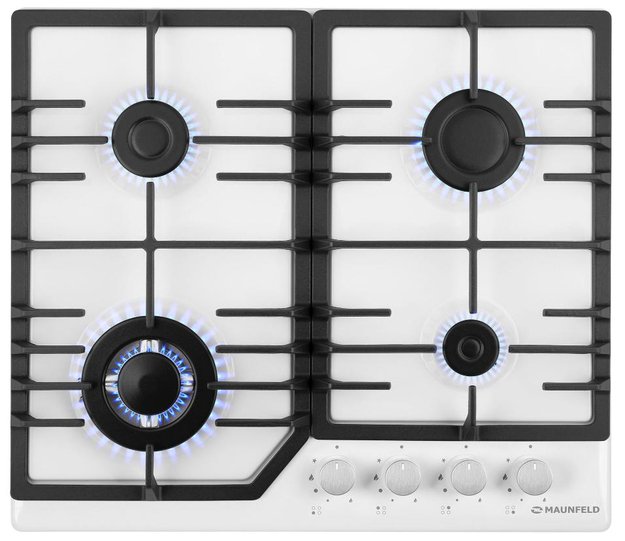 Газовая варочная панель MAUNFELD EGHE.64.43CW/G (фото 1) Газовая варочная панель MAUNFELD EGHE.64.43CW/G (preview 1)