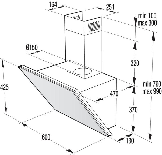 Настенная каминная вытяжка Gorenje WHI 643 ORA B (фото 6) Настенная каминная вытяжка Gorenje WHI 643 ORA B (preview 6)