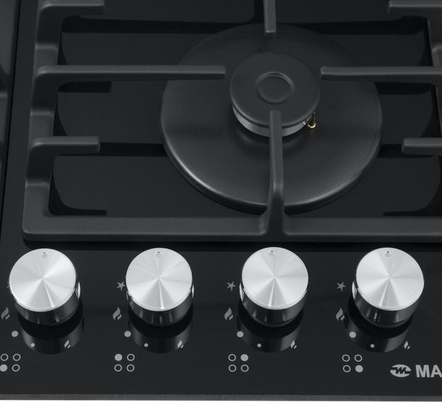 Газовая варочная панель MAUNFELD EGHG.64.33CB\G (фото 4) Газовая варочная панель MAUNFELD EGHG.64.33CB\G (preview 4)