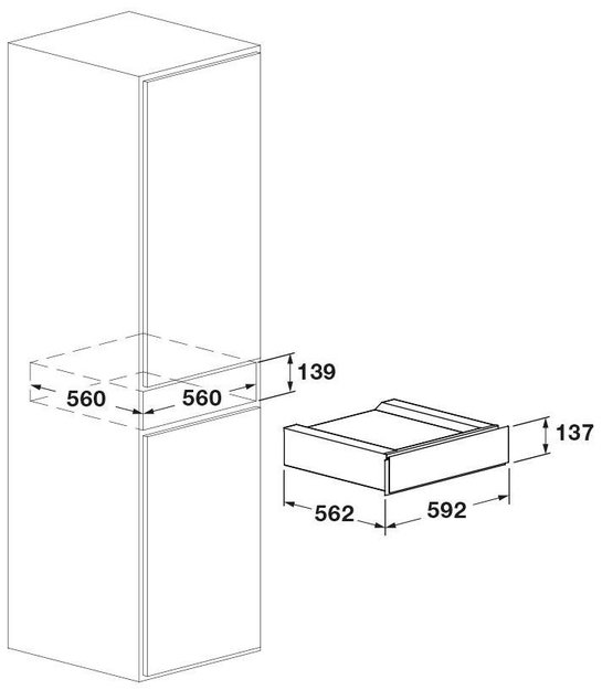 Встраиваемый подогреватель посуды Fulgor Milano FCLWD 150 BK (preview 7)
