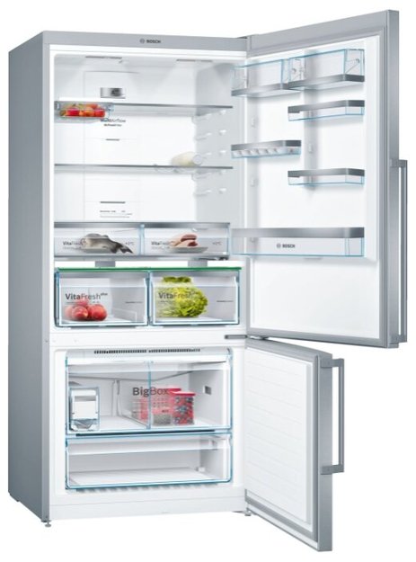 Холодильник с нижней морозильной камерой BOSCH KGN86AI30R (фото 2) Холодильник с нижней морозильной камерой BOSCH KGN86AI30R (preview 2)