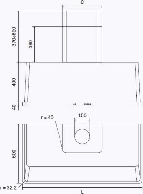 Вытяжка Ilve AM150/BL (preview 4)