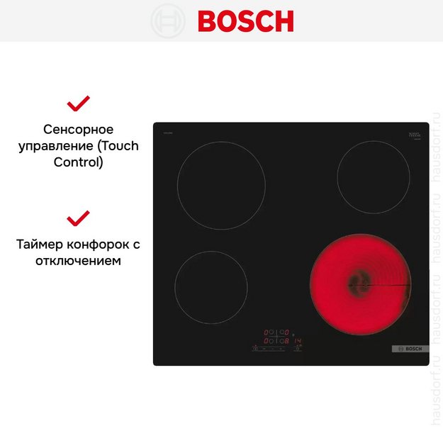 Электрическая варочная панель Bosch PKE611BB2E (preview 7)