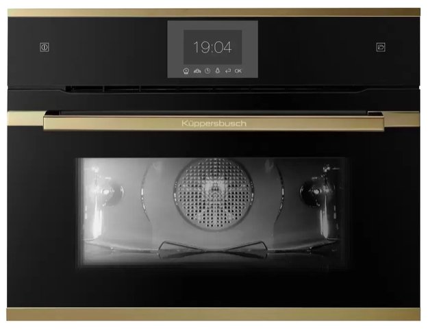 Компактный духовой шкаф с паром Kuppersbusch CBD 6550.0 S4 Gold (фото 1) Компактный духовой шкаф с паром Kuppersbusch CBD 6550.0 S4 Gold (preview 1)