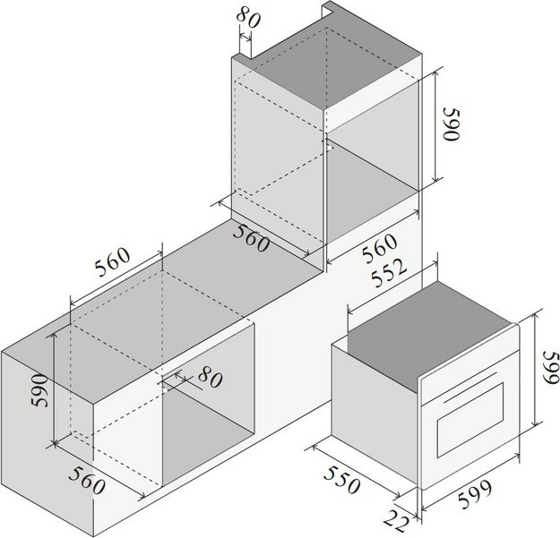 Духовой шкаф Ilve OV60STCT3/BK (preview 2)