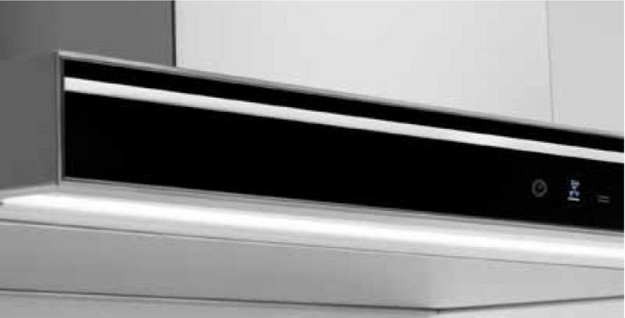 Вытяжка Falmec Lumina 90 Glass White island (NRS) (preview 4)