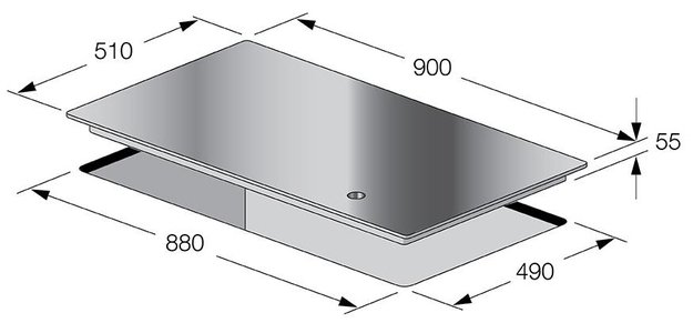 Варочная панель Fulgor Milano FCH 905 ID TS G DWK WH (фото 4) Варочная панель Fulgor Milano FCH 905 ID TS G DWK WH (preview 4)