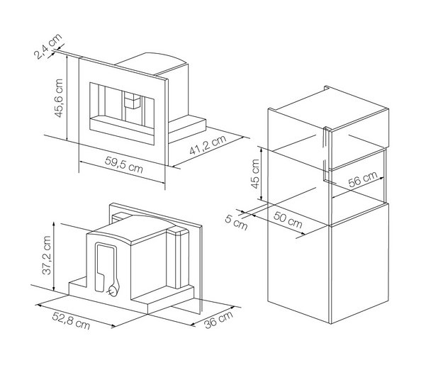 Встраиваемая кофемашина Lofra DolceVita 60 YBRPB66T BRONZE (preview 4)
