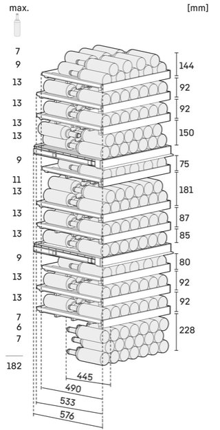 Винный шкаф Liebherr WPgbi 7473 Vinidor Selection (фото 9) Винный шкаф Liebherr WPgbi 7473 Vinidor Selection (preview 9)